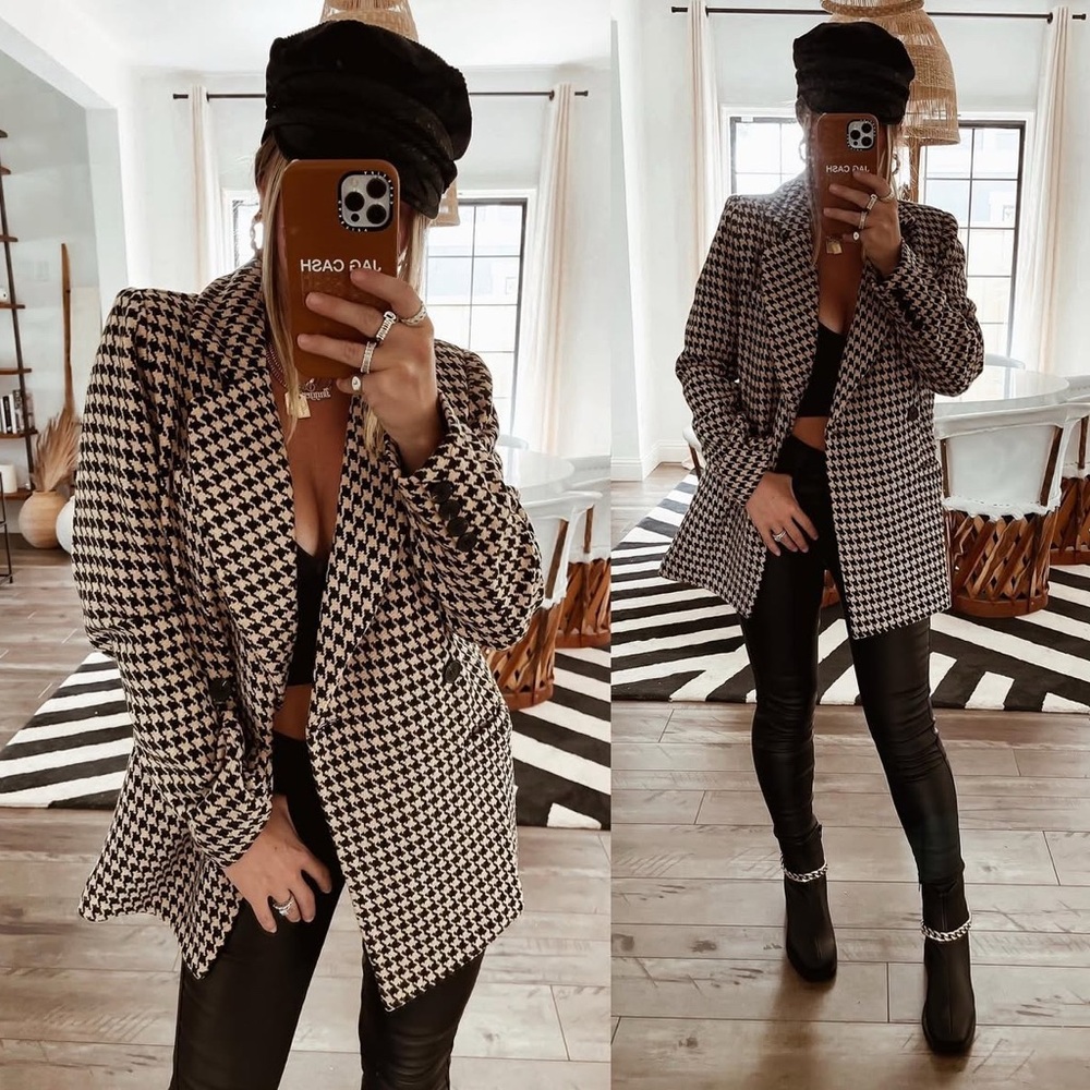 Vici Taxi Pocketed Houndstooth Prescott Small - Picture 4 of 9